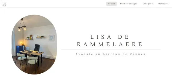 Site web de Lisa De Rammelaere